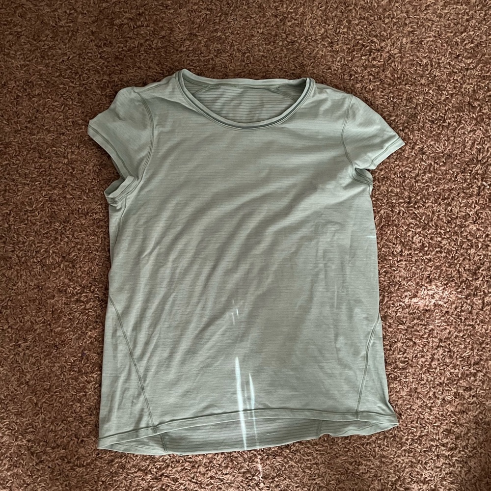 Mint green Lululemon shirt